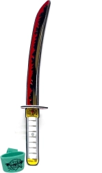 Rood demonisch schuimzwaard – veilig kinder-carnavalsaccessoire