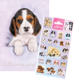 Stickeralbum Cuties met stickers met honden