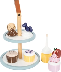 houten tweelaagse cupcake-stand small foot met magnetische accessoires