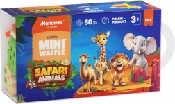 Bouwset Mini Waffle - Safari Dieren 50 stuks