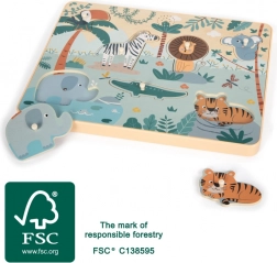 Small Foot inleggeluidpuzzel Safari