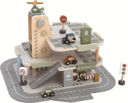 houten garage met weg 2Kids Toys