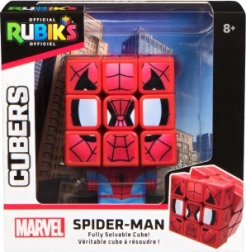 Rubiks kubus 3x3 Spider-Man cuber op standaard