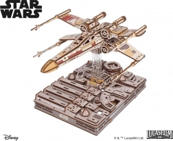 Ugears Star Wars X-Wing jager Luke Skywalker houten 3D mechanische puzzel
