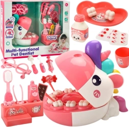 Woopie set voor kleine tandartsen – eenhoofd van eenhoorn met accessoires
