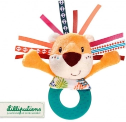 Lilliputiens - Rammelaar met Bijtring Leeuw Jack voor Baby's