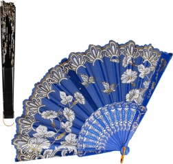 Kleurvolle opvouwbare waaier met bloemenpatroon 23 cm