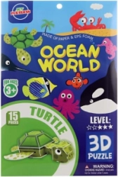 3D schuimpuzzel schildpad