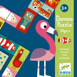 Dubbelzijdige domino Dieren Djeco