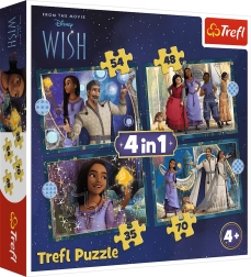 Puzzel 4-in-1 DISNEY Wish – vervulde wensen