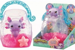 Animagic lichtgevende axolotl in aquarium