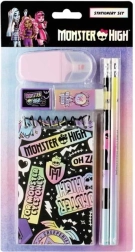 Schoolsset Monster High met notitieblok en schrijfwaren