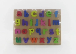 Houten inlegpuzzel alfabet 30 × 22,5 cm