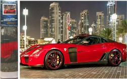 Norimpex Diamantschilderen Rode auto 30x40 cm