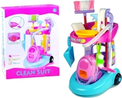 Kinderschoonmaakset met stofzuiger