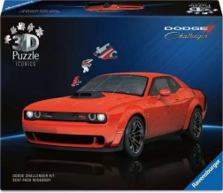 3D-puzzel Ravensburger Iconics: Dodge Challenger R/T Scat Pack Widebody – 108 stukjes