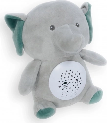 Slaaphulp knuffelolifant 26 cm met licht en melodieën