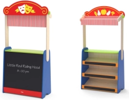 VIGA TOYS theater en winkeltje 2-in-1