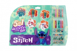 Teken­set 5-in-1 met Stitch-thema