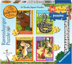 RAVENSBURGER Mijn eerste puzzels: De Gruffalo 4-in-1 (2,3,4,5 stukjes)
