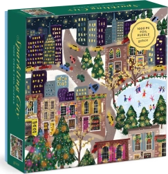 Metallic puzzel Sparkling City 1000 stukjes