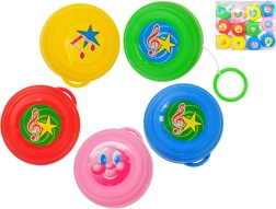 Plastic jojo 5,5 cm – 5 kleuren