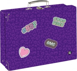 Rechthoekige laminaatkoffer A4 voor schoolspullen