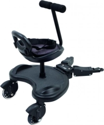 FreeON opstapje met zitje voor achter de kinderwagen