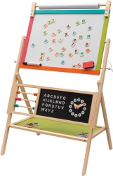 Houten 2-in-1 Montessori bord voor kinderen BABY MIX