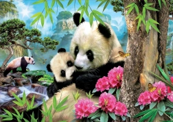 Educa puzzel panda met jong 1000 stukjes