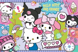 Puzzel Hello Kitty Gek trio 300 stukjes