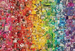 Puzzel COBBLE HILL Regenboog 2000 stukjes