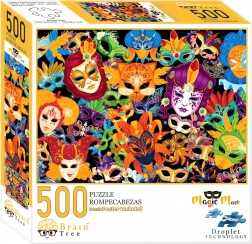 Puzzel Magische Maskers 500 stukjes van Brain Tree