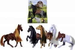 speelgoedpaard 19 cm met zadel en kam – NATURE WORLD