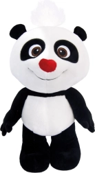 Pluchen panda met rode neus 25 cm