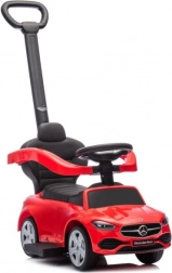 Loopauto met duwstang Mercedes 3-in-1 rood