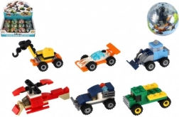 Bouwset vervoersmiddelen in een bal