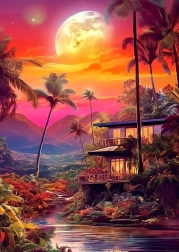 Puzzel Betoverende schemering 1000 stukjes