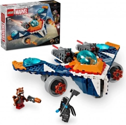 Lego Marvel Warbird Rocket tegen Ronan