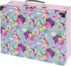 Opvouwbare schoolkoffer BAAGL Kolibrie met beslag