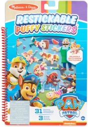 Herbruikbare puffy stickers PAW PATROL – activiteitenboek 19 × 28 cm