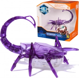 Hexbug robotische schorpioen paars met licht – sensorisch bewegend speelgoed