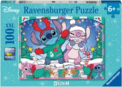 Puzzel 100 stukjes DISNEY Stitch Kerst