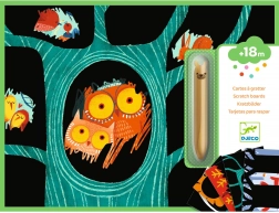 Krasplaatjes van dieren voor de kleintjes van Djeco