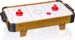 Tafel-airhockey met houten decor