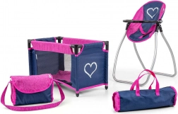 Set accessoires voor poppen ELSA Prestige Milly Mally navy