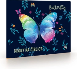 Mapjes voor cijfers Vlinder voor groep 3