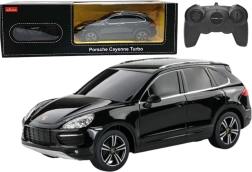 RC auto 1:24 Rastar Porsche Cayenne Turbo Zwart