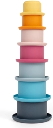 stapelbare siliconen bekers Bigjigs Toys – 7-delige set voor bad, zand en tuin