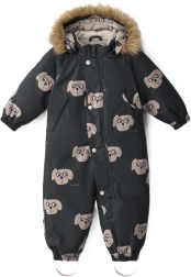 Leokid winteroverall Hero Charcoal Puppy maat 92